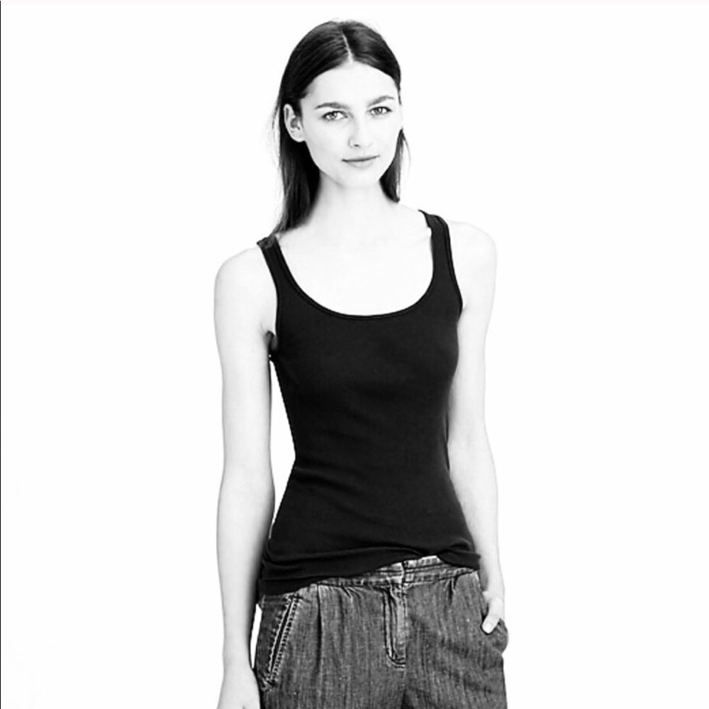 J. Crew Favorite Black Tank Top Shell